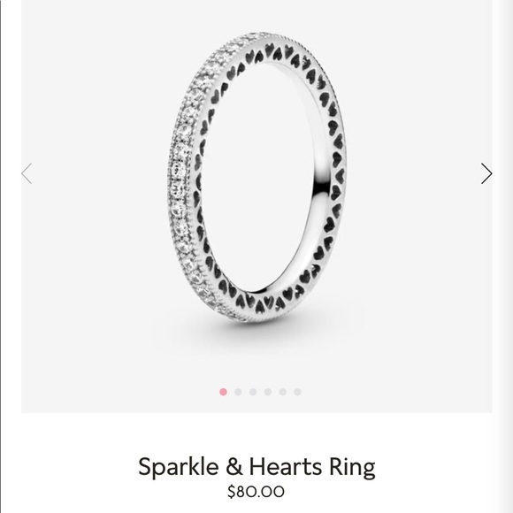 Pandora Jewelry - Pandora sparkle and heart ring 🤩💞